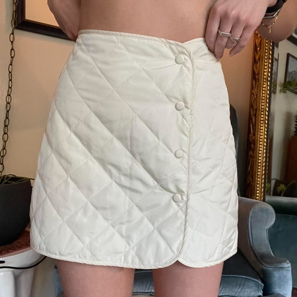 Cream Puffer Skirt